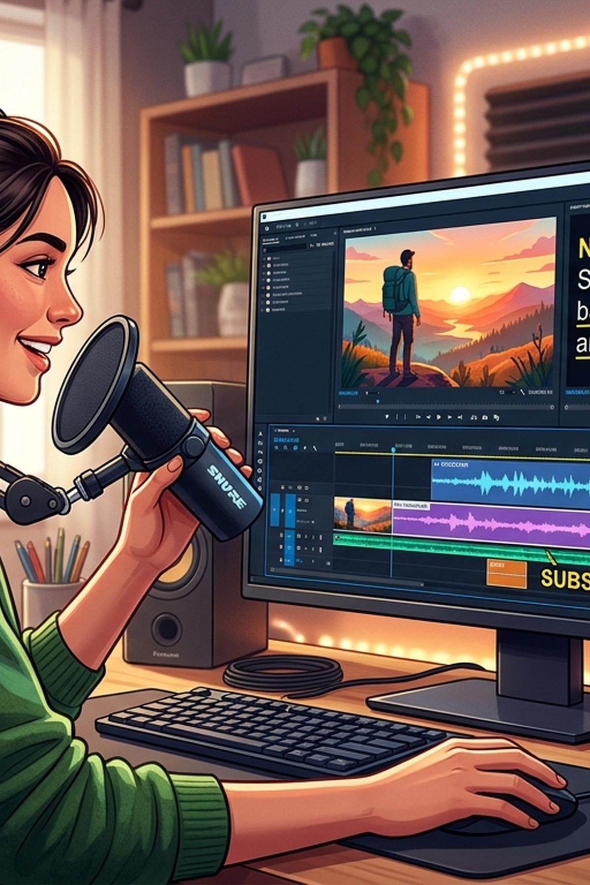 How to Add Voiceover and Accurate Subtitles to Image-to-Video Clips